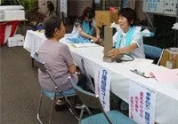 8月8日(土)午後2時から野尻医院駐車場で 「感謝のひととき」というお祭りを開催しました。